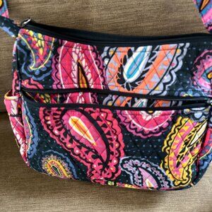 Vera Bradley Factory Style On the Go Purse- Twilight Paisley